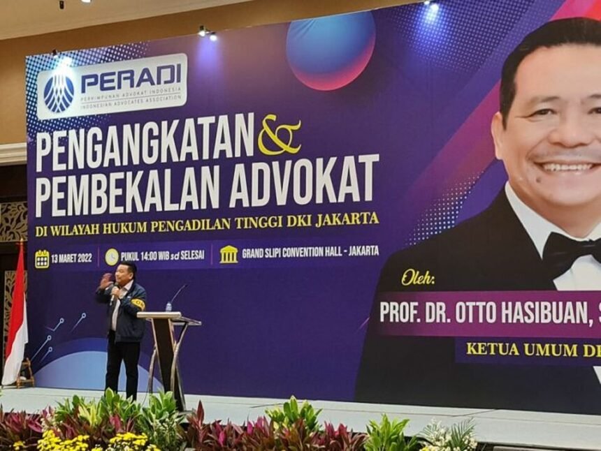 Otto Hasibuan Tegaskan Pentingnya Sistem Single Bar Advokat